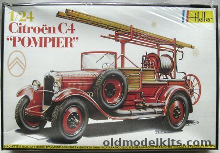 Heller 1/24 Citroen C4 'Pompier' - Fire Truck Pumper, 733 plastic model kit